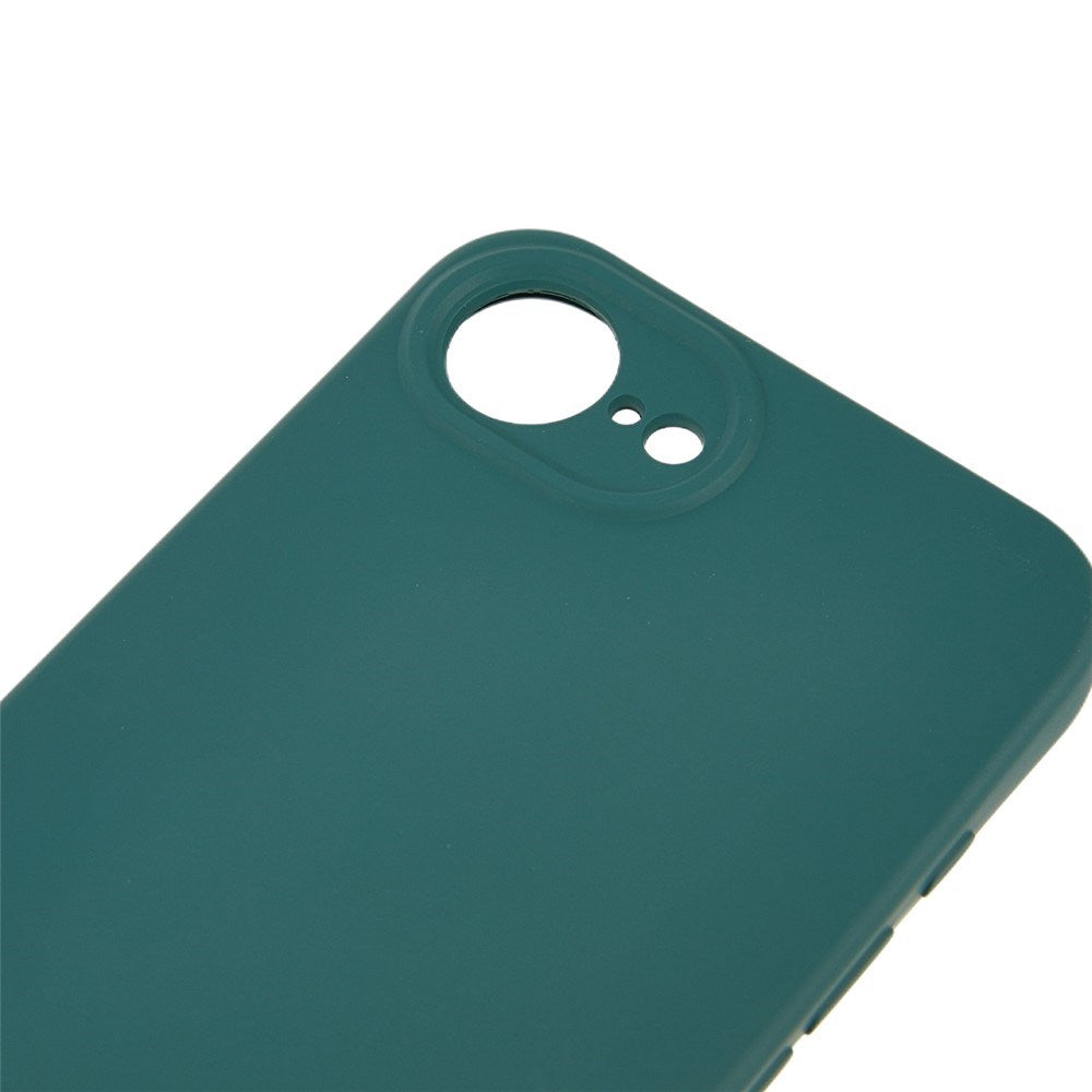 iPhone 17e / 16e EIDERWOOD Lined Flexible Plastic Case w. Strap - Dark Green