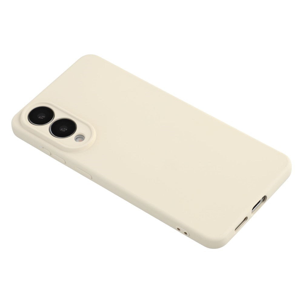 EIDERWOOD Samsung Galaxy S25 Edge Lined Flexible Plastic Case - Beige