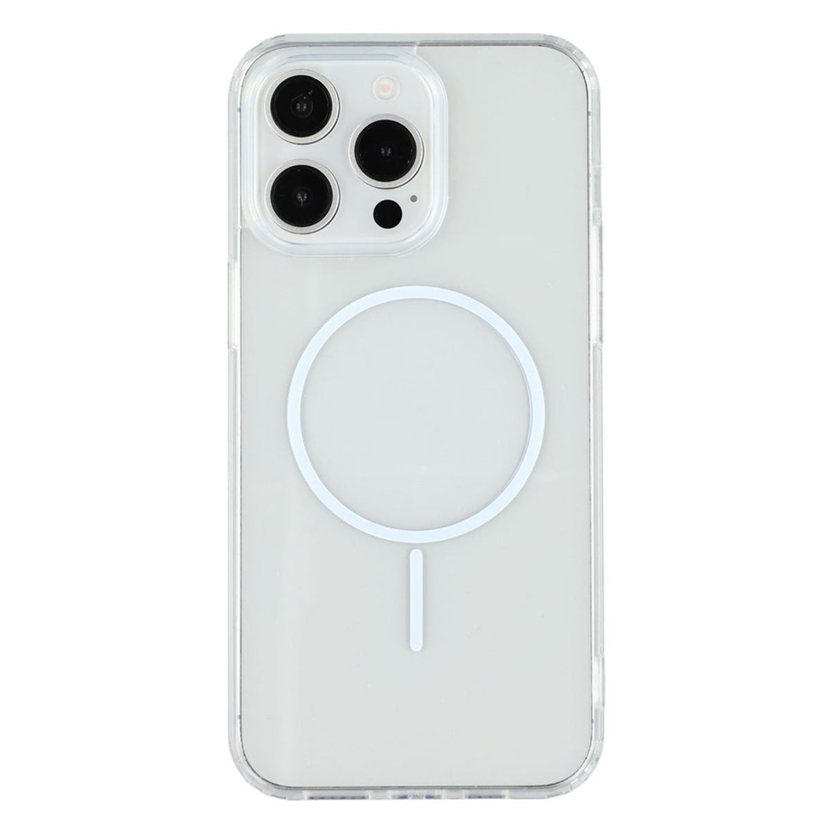 iPhone 15 Pro Max EIDERWOOD Hybrid Plastic Case - MagSafe Compatible - Transparent / White