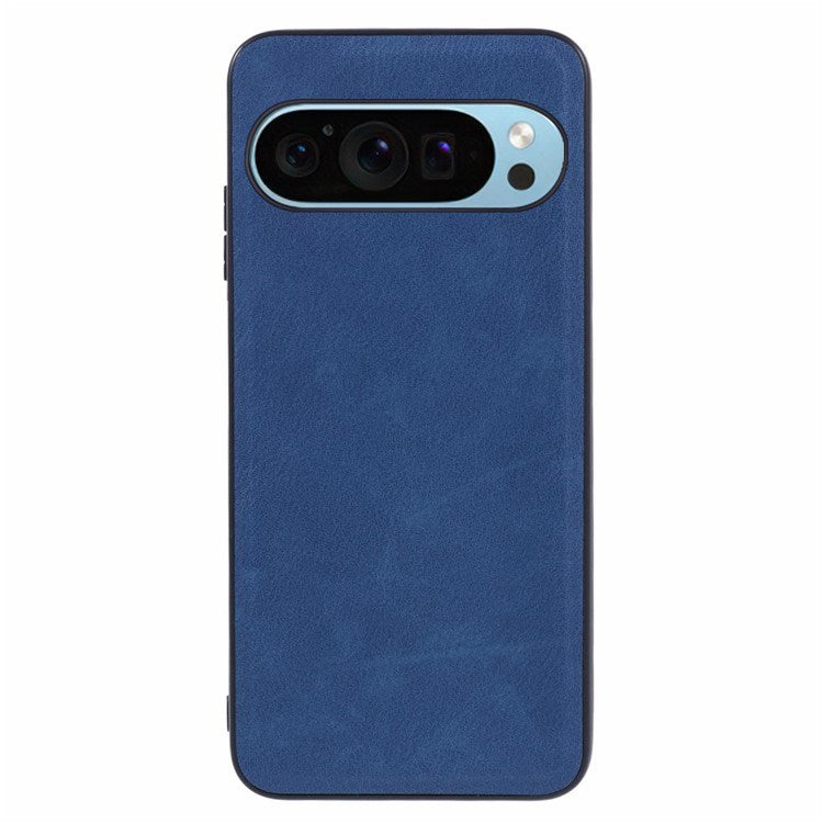 EIDERWOOD Google Pixel 10 / 10 Pro Faux Leather Coated Plastic Case - Blue