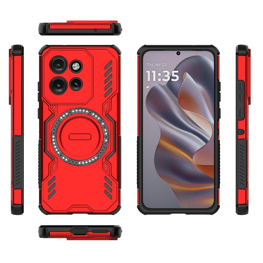 Motorola Edge 60 Neo / Edge 50 Neo / ThinkPhone 25 EIDERWOOD Tough Case - MagSafe Compatible - Red