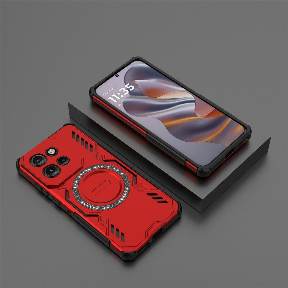 Motorola Edge 60 Neo / Edge 50 Neo / ThinkPhone 25 EIDERWOOD Tough Case - MagSafe Compatible - Red