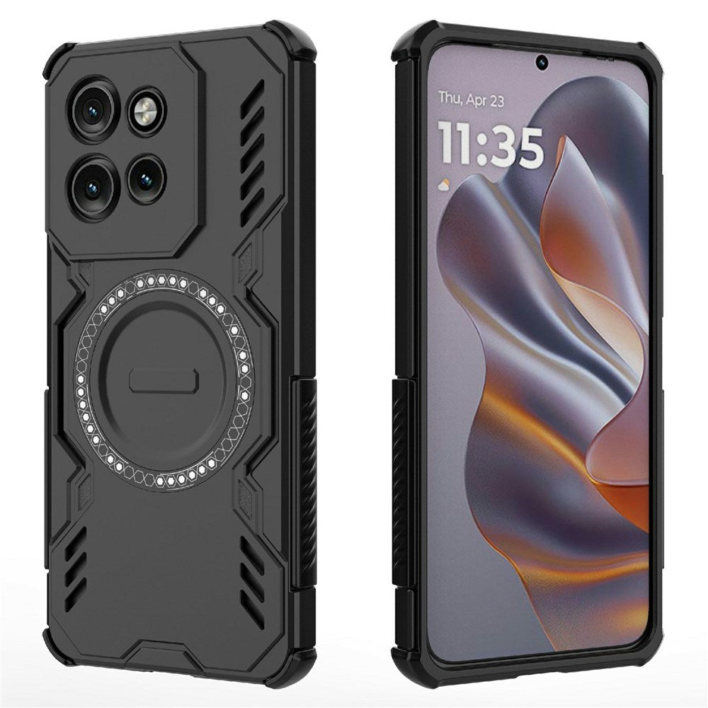 Motorola Edge 60 Neo / Edge 50 Neo / ThinkPhone 25 EIDERWOOD Tough Case - MagSafe Compatible - Black