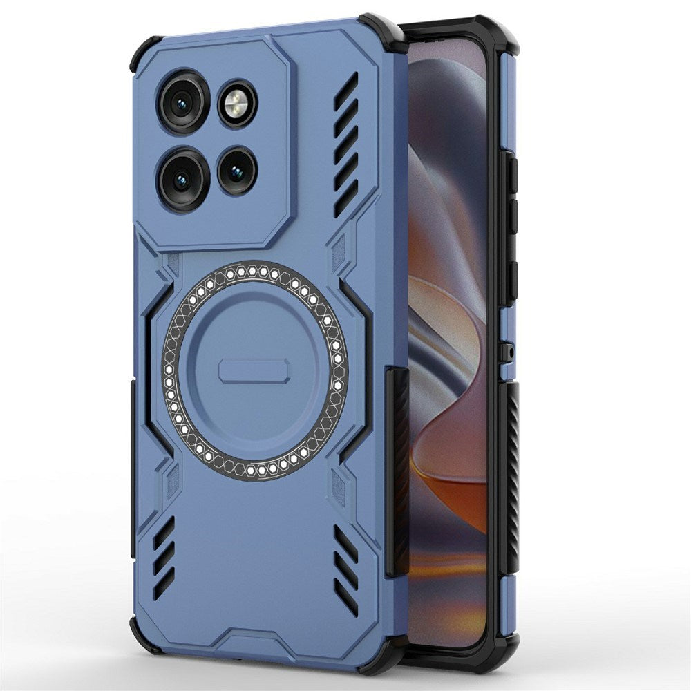 Motorola Edge 60 Neo / Edge 50 Neo / ThinkPhone 25 EIDERWOOD Tough Case - MagSafe Compatible - Blue