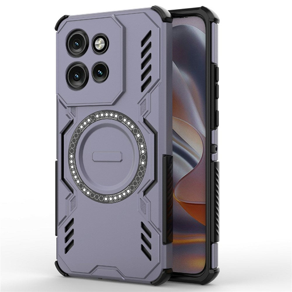 Motorola Edge 60 Neo / Edge 50 Neo / ThinkPhone 25 EIDERWOOD Tough Case - MagSafe Compatible - Purple