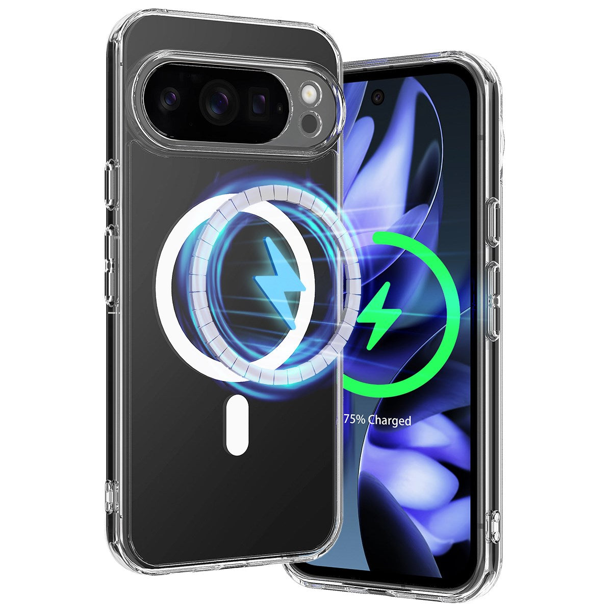 EIDERWOOD Google Pixel 10 Pro XL Hybrid Plastic Case - MagSafe Compatible - Transparent