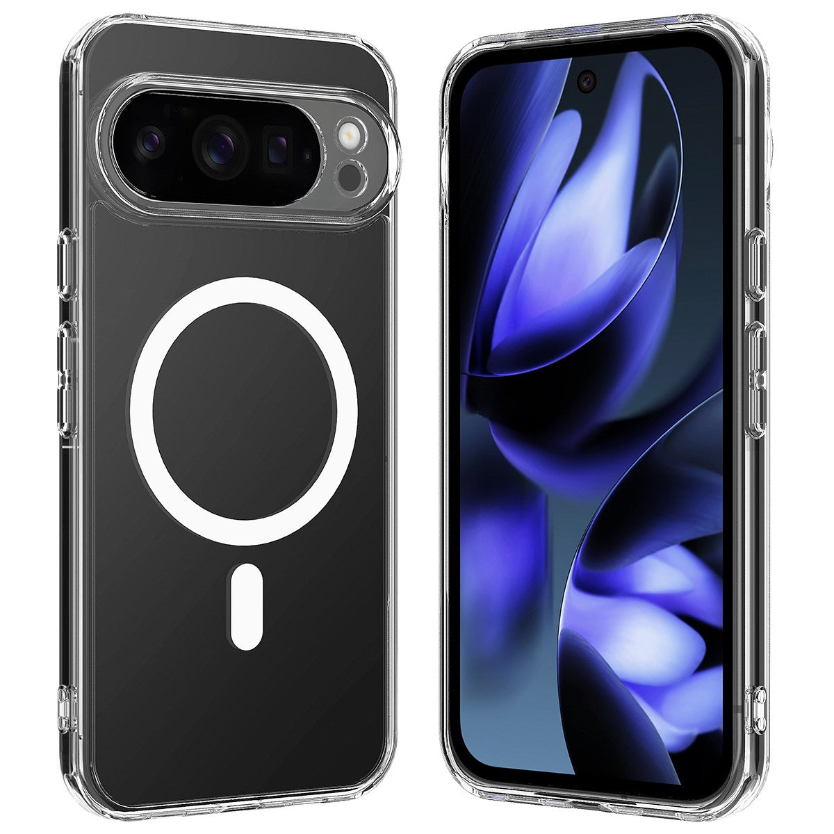 EIDERWOOD Google Pixel 10 Pro XL Hybrid Plastic Case - MagSafe Compatible - Transparent