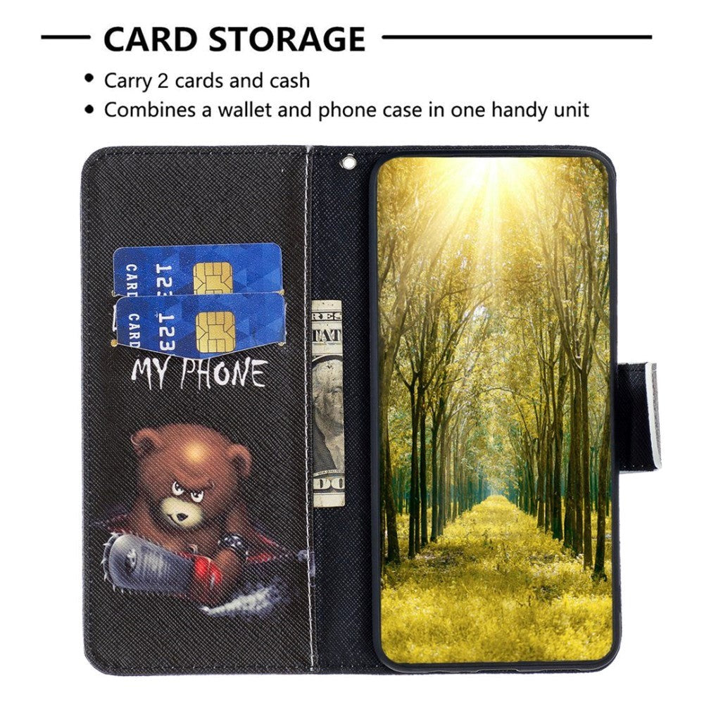 Samsung Galaxy S23 Flip Case m. Wallet - Bear