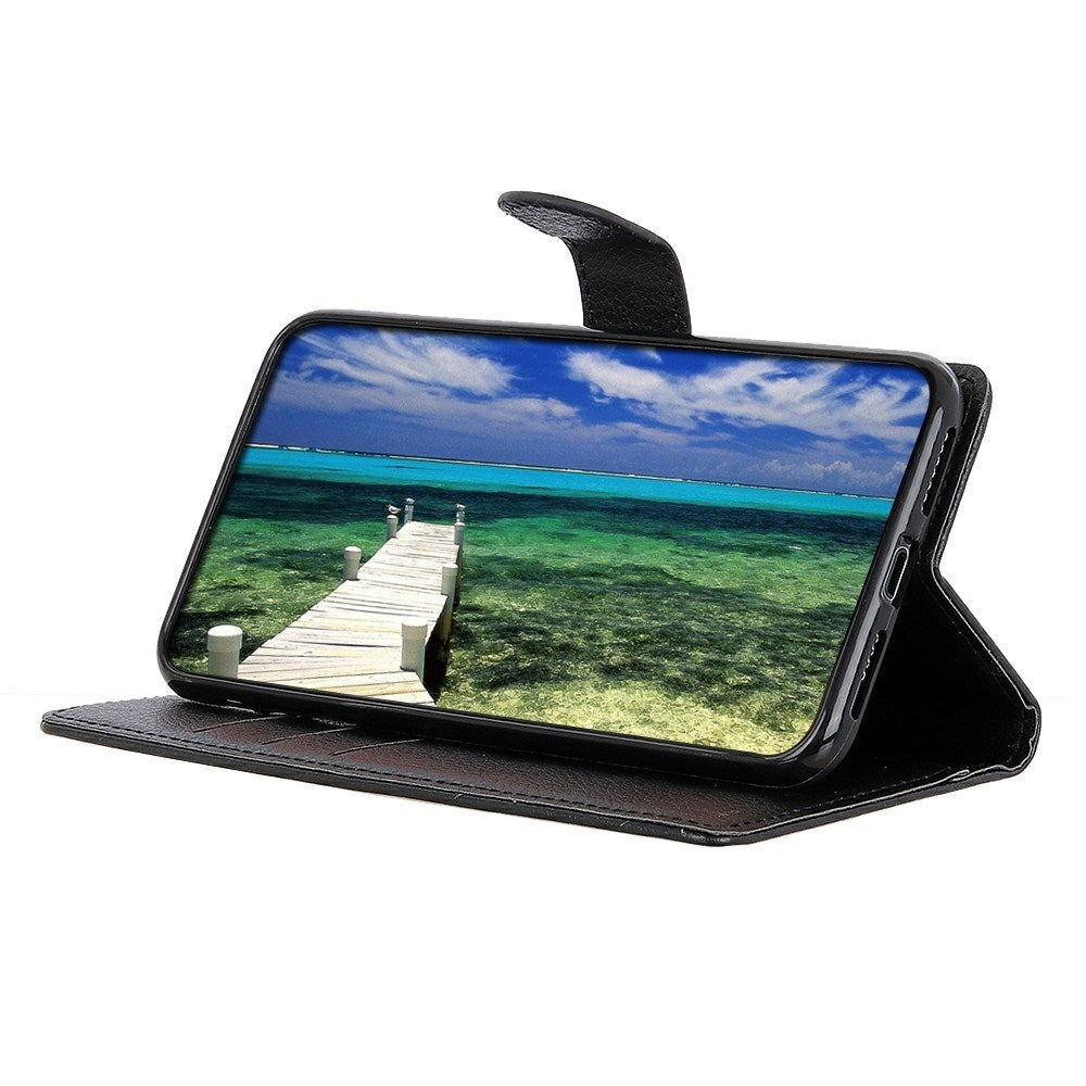 EIDERWOOD Honor 400 Pro Faux Leather Flip Case with Cardholder & Stand Function - Black