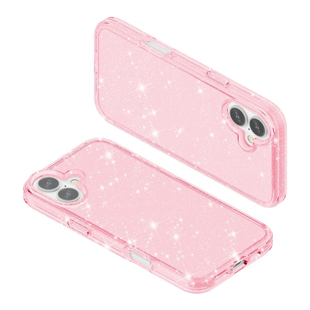 EIDERWOOD iPhone 17 Hybrid Plastic Case - Pink Glitter