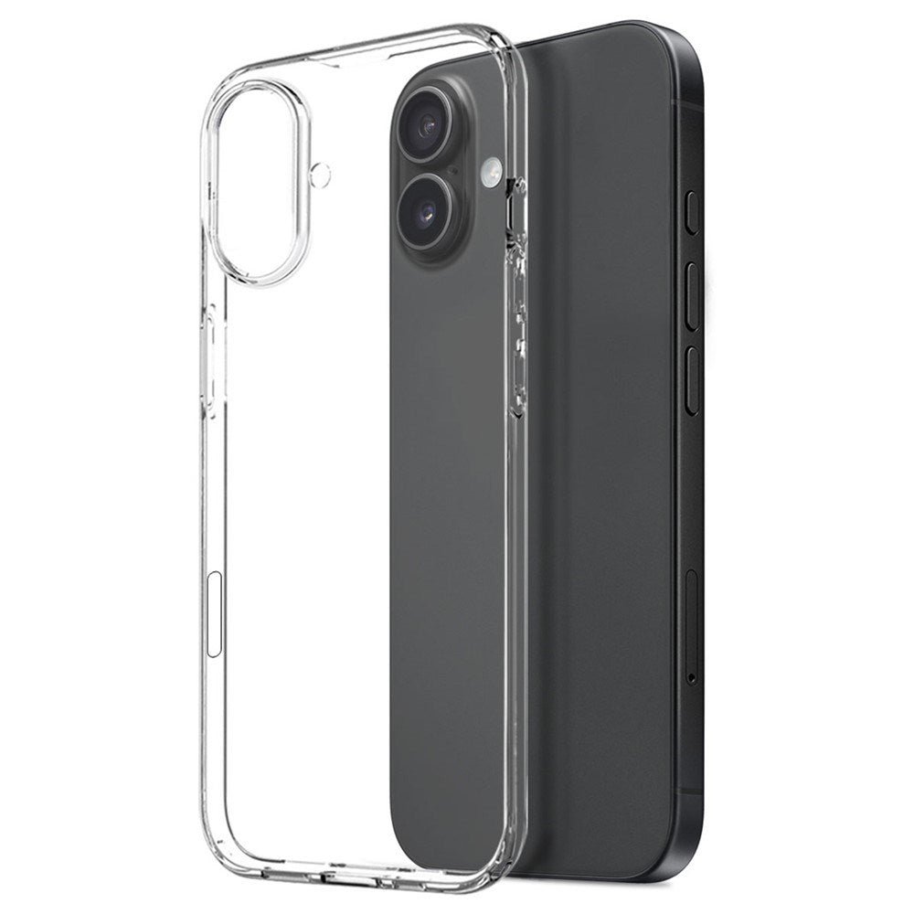 NORTHJO iPhone 17 3-in-1 Protection Set with Flexible Plastic Case / Tempered Screen Protector Glass / Camera Lens Protector Glass - Transparent