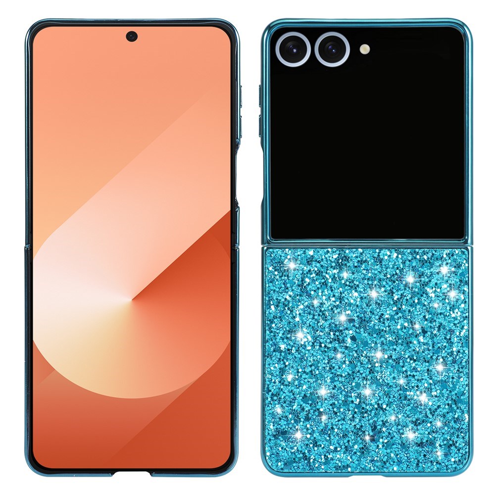 EIDERWOOD Samsung Galaxy Z Flip7 Glitter Case - Blue