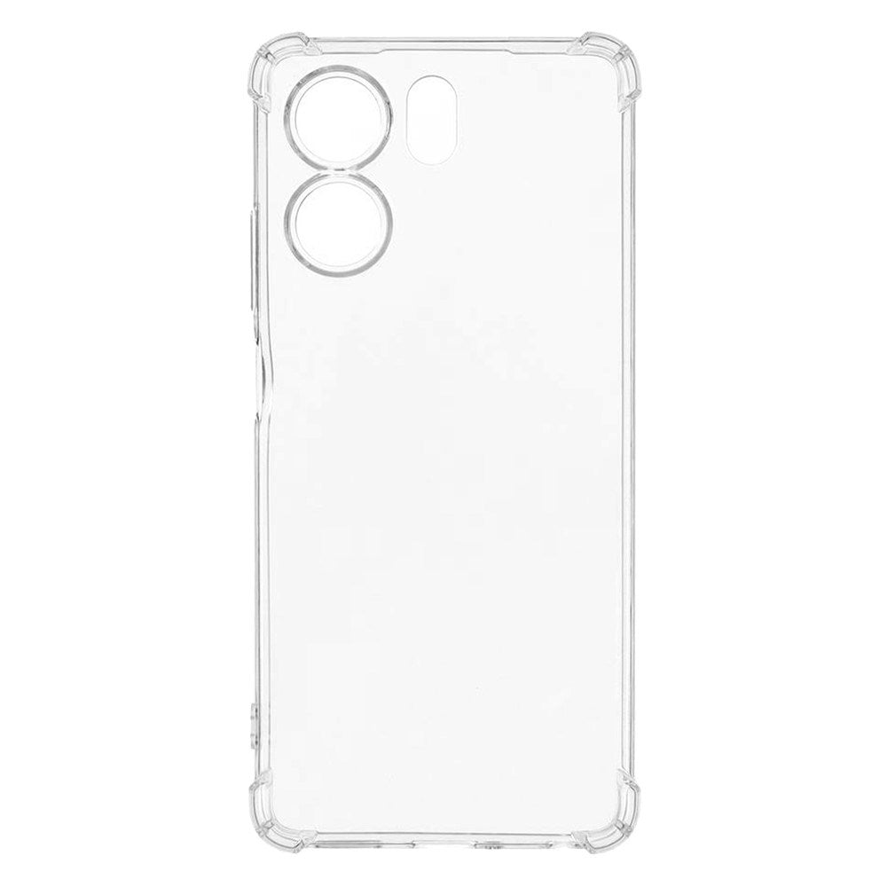 Oppo A5x (5G) / Oppo A5x (4G) EIDERWOOD Plastic Case with Shock Absorbing Corners - Transparent