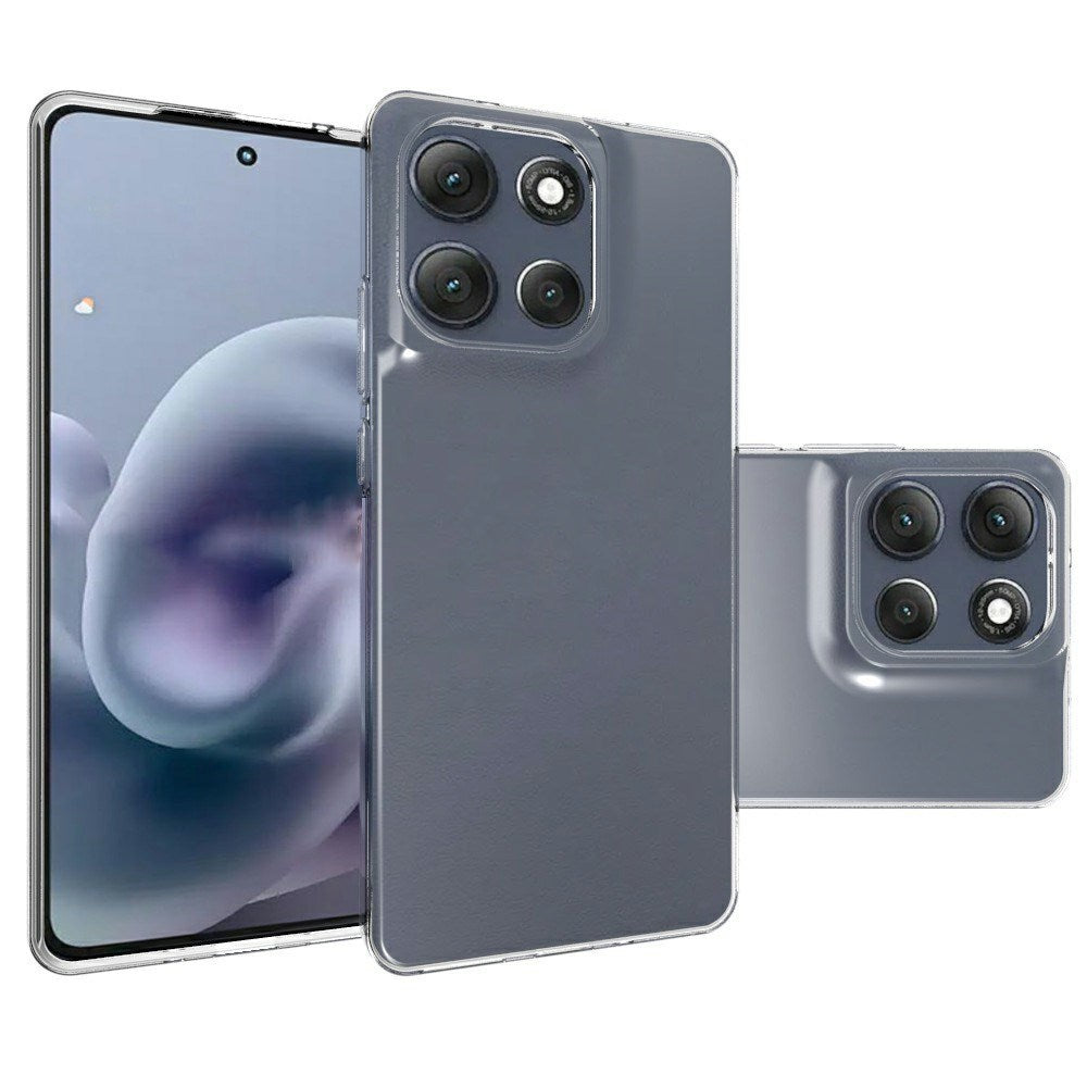 EIDERWOOD Motorola Moto G86 Power Slim Fit Flexible Plastic Case - Transparent