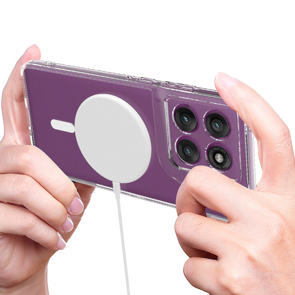 EIDERWOOD Motorola Edge 60 Pro Hybrid Case - MagSafe Compatible - Transparent