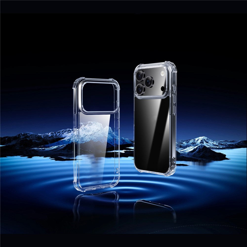 IPAKY iPhone 17 Pro Max Hybrid Case with Reinforced Corners - Transparent