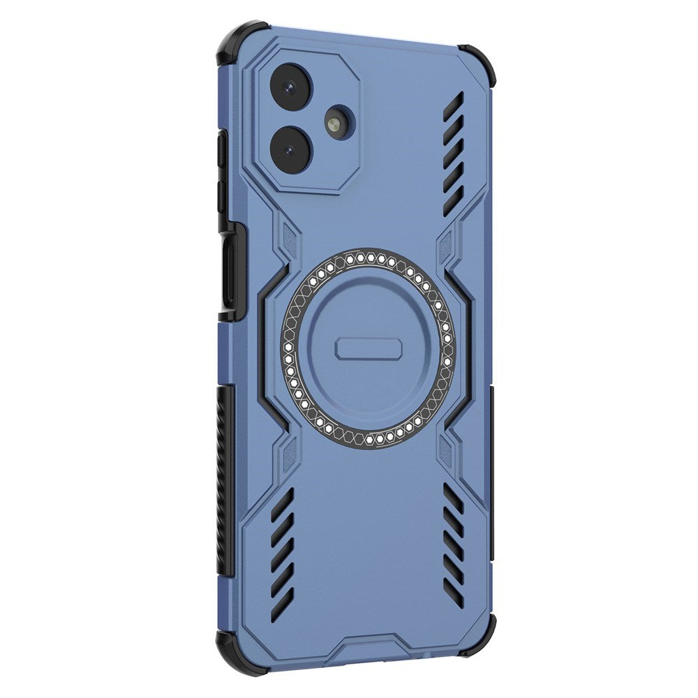 EIDERWOOD Samsung Galaxy A07 Craftsman Case with Heat Dissipation - MagSafe Compatible - Blue