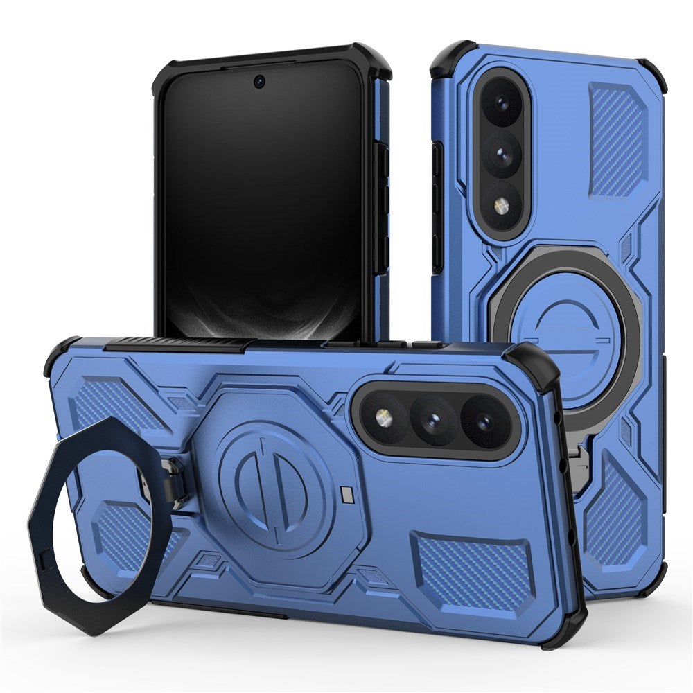 EIDERWOOD OnePlus Nord 5 Hybrid Craftsman Case with Kickstand - MagSafe Compatible - Blue