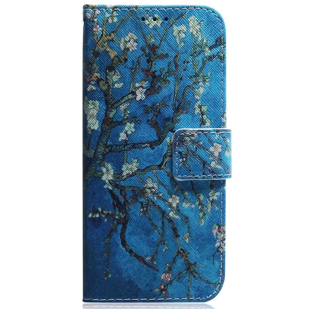 EIDERWOOD Samsung Galaxy S25 FE Faux Leather Flip Case with Design - Flowers