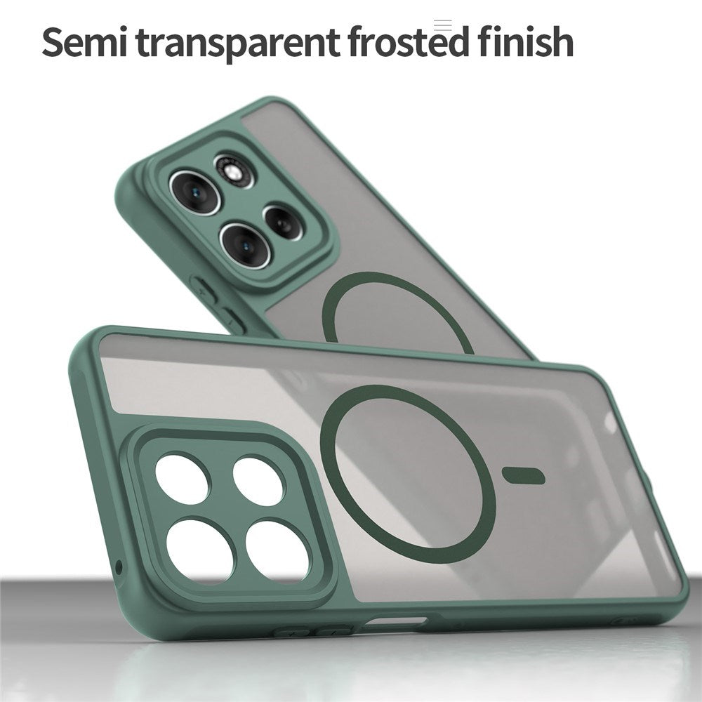 EIDERWOOD Motorola Moto G56 Hybrid Plastic Case - MagSafe Compatible - Green