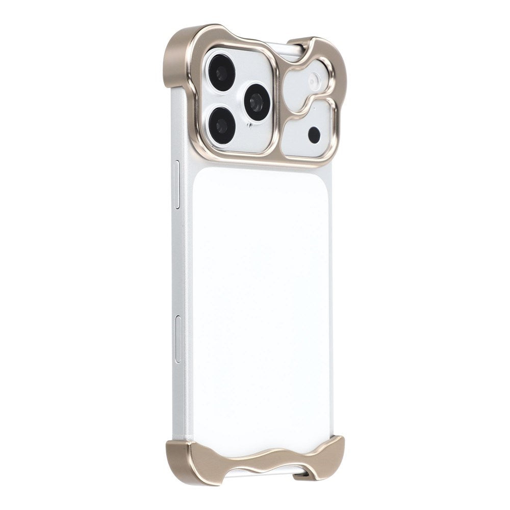 iPhone 17 Pro Max Two-Piece Metal Bumper Case - Gold