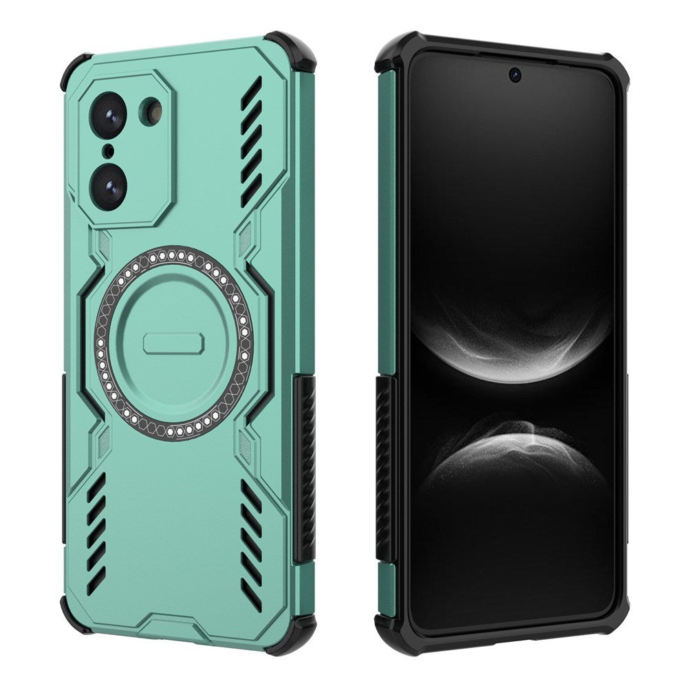 EIDERWOOD OnePlus Nord CE5 Craftsman Case with Heat Dissipation - MagSafe Compatible - Green