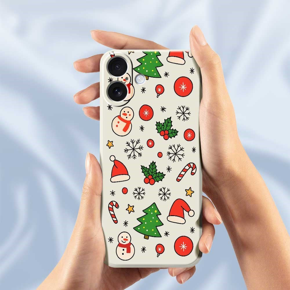 EIDERWOOD iPhone 17 Christmas Case - Flexible Plastic - Christmas Motifs / Purple
