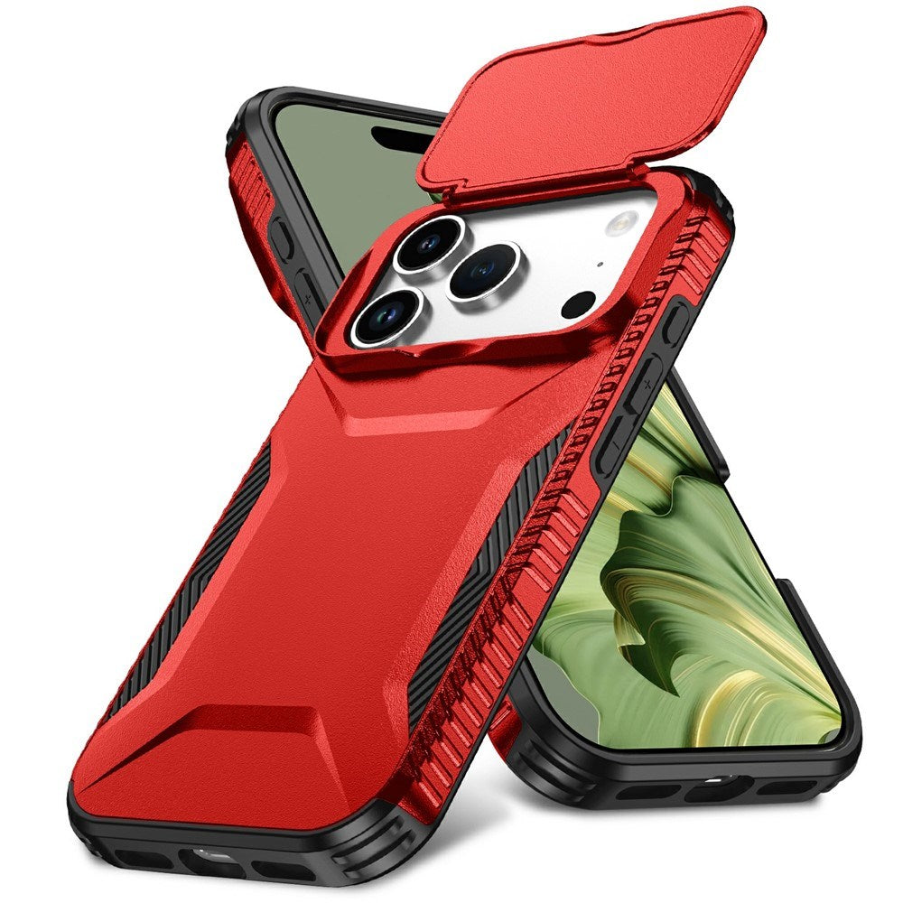 iPhone 18 Pro / 17 Pro EIDERWOOD Hybrid Plastic Case w. Cam Slider - Red