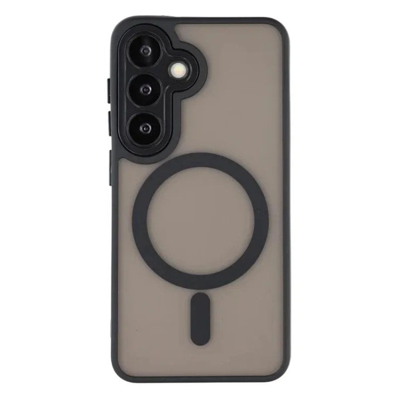 Samsung Galaxy S25 FE Hybrid Plastic Case - MagSafe Compatible - Black