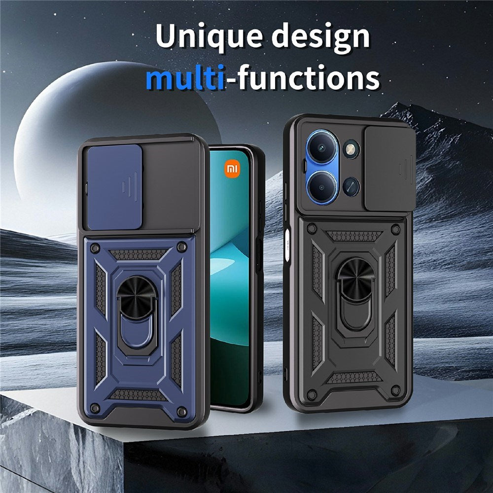 Xiaomi Redmi 15C (5G) / (4G) EIDERWOOD Tough Case with Stand Function - MagSafe Compatible - Blue