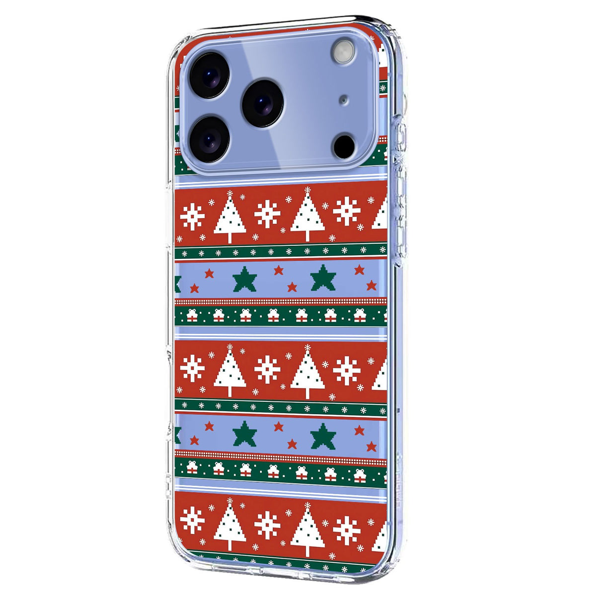 EIDERWOOD iPhone 17 Pro Flexible Plastic Christmas Case with Motif - Transparent / Pattern