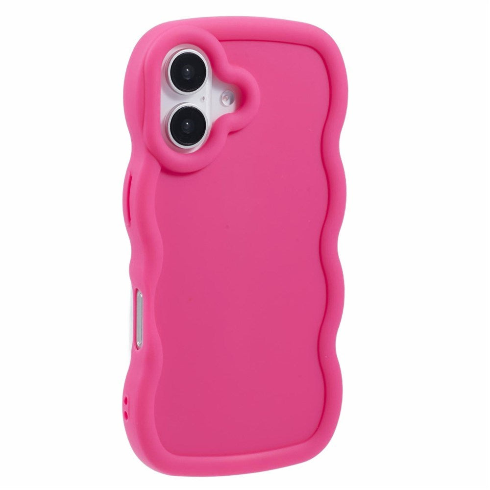 EIDERWOOD iPhone 17 Flexible Plastic Wavy Case - Pink