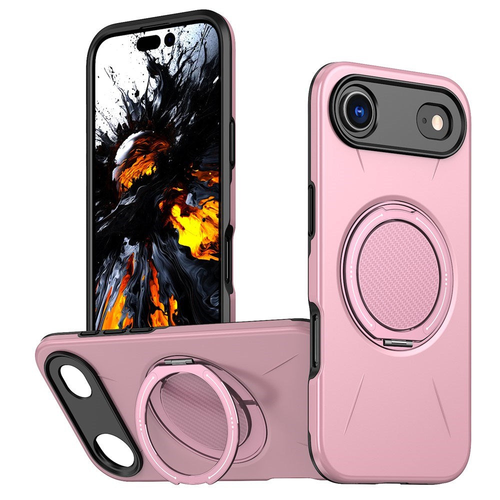 EIDERWOOD iPhone Air Case with Rotating Kickstand - MagSafe Compatible - Pink