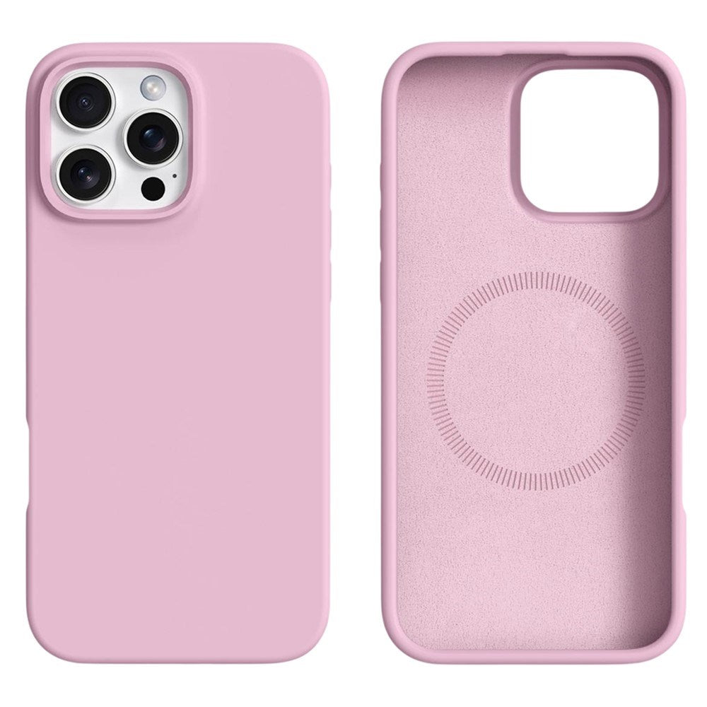 iPhone 16 Pro 2-in-1 Silicone & Hard Plastic Case - MagSafe Compatible - Pink