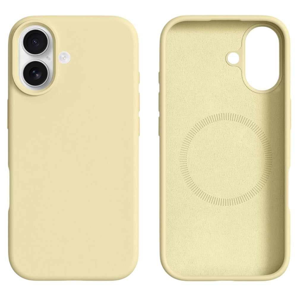 iPhone 17 2-in-1 Silicone & Hard Plastic Case- MagSafe Compatible - Yellow