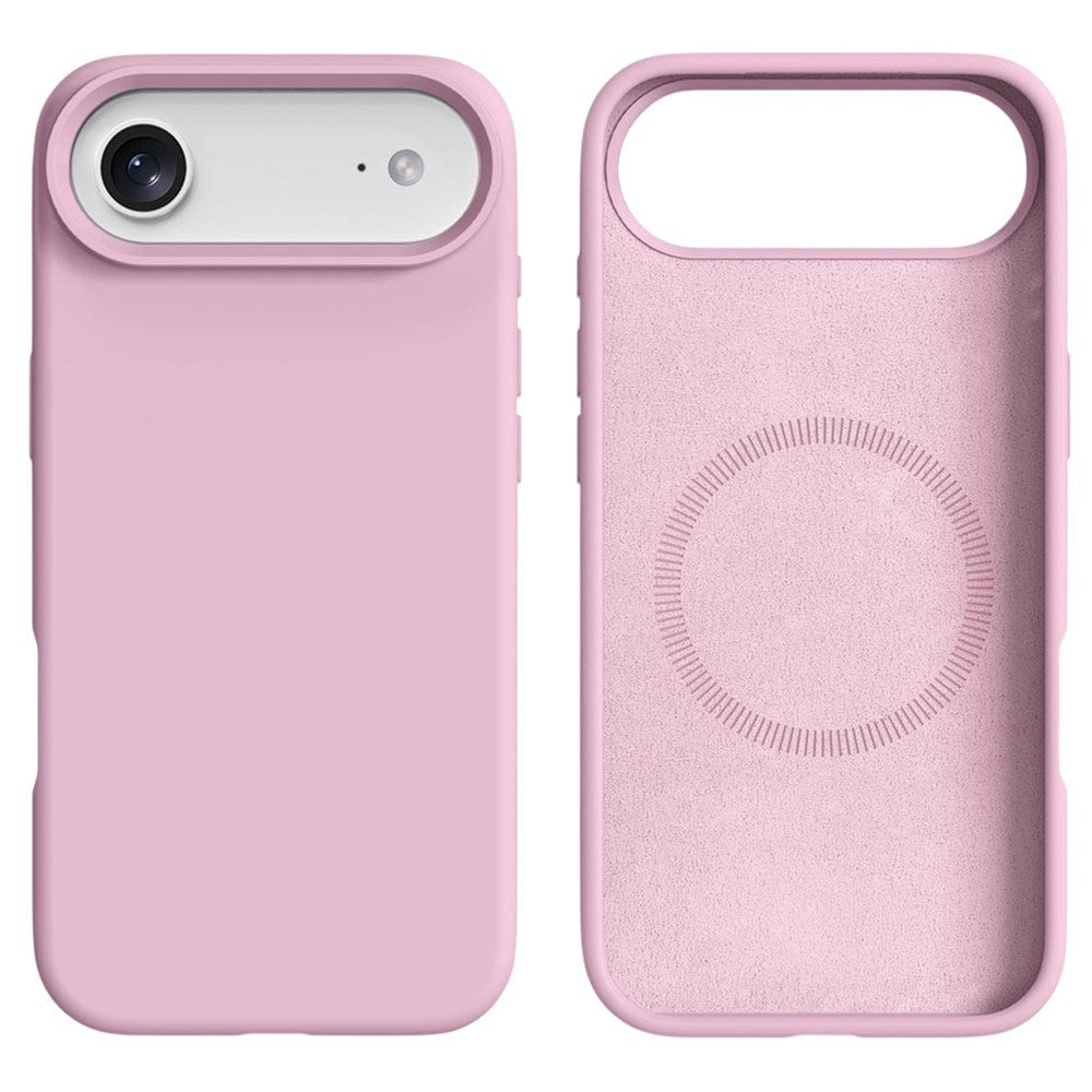 iPhone Air 2-in-1 Silicone & Hard Plastic Case- MagSafe Compatible - Pink