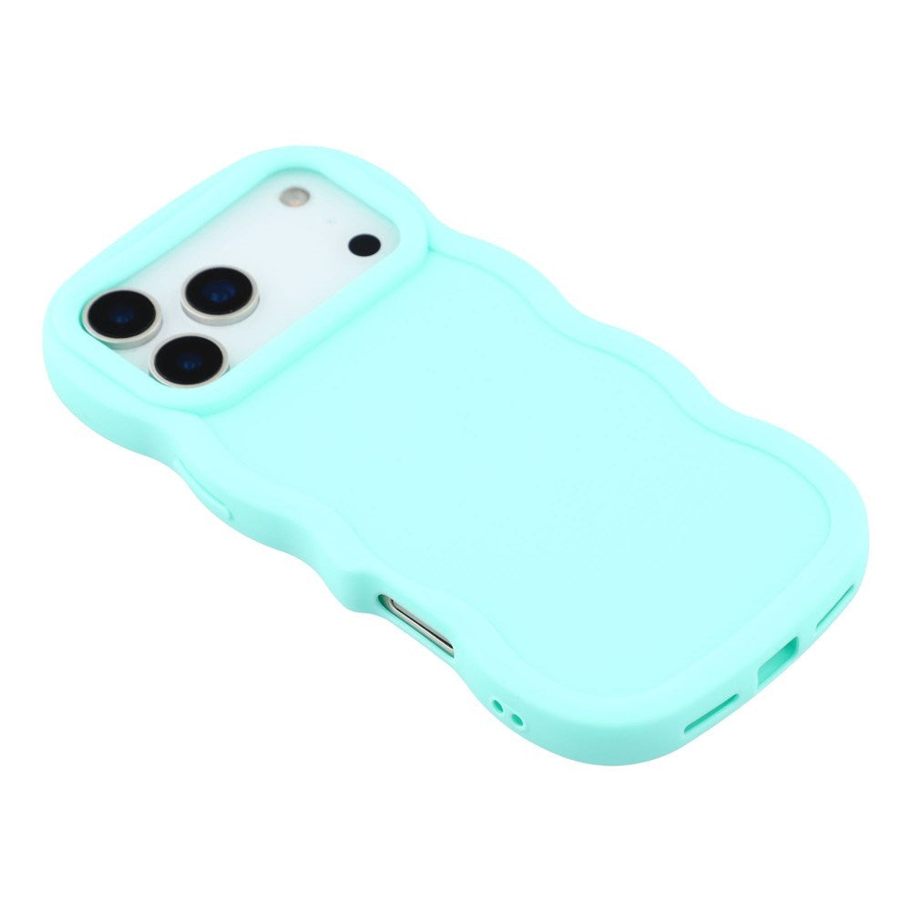 EIDERWOOD iPhone 17 Pro Max Flexible Plastic Wavy Case - Blue