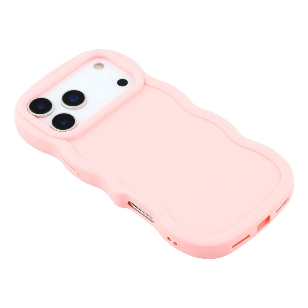 EIDERWOOD iPhone 17 Pro Max Flexible Plastic Wavy Case - Pink