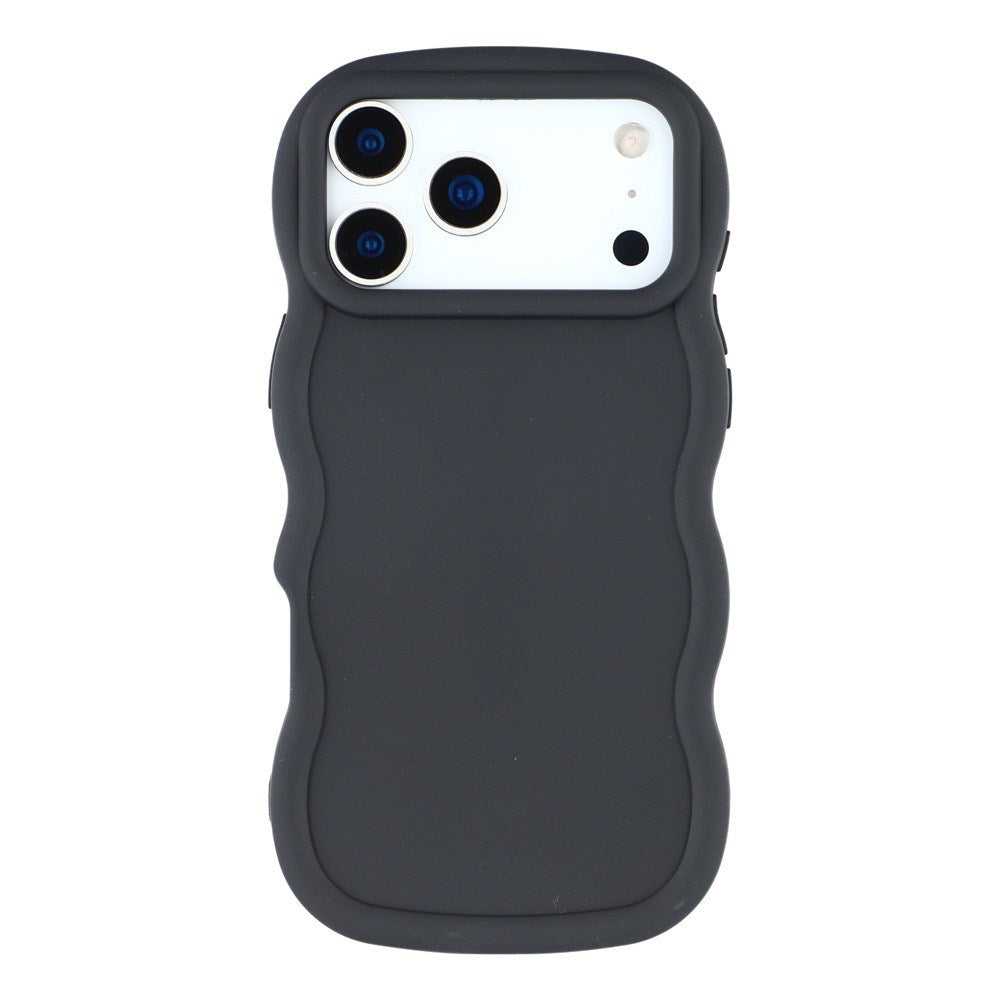 EIDERWOOD iPhone 17 Pro Flexible Plastic Wavy Case - Black