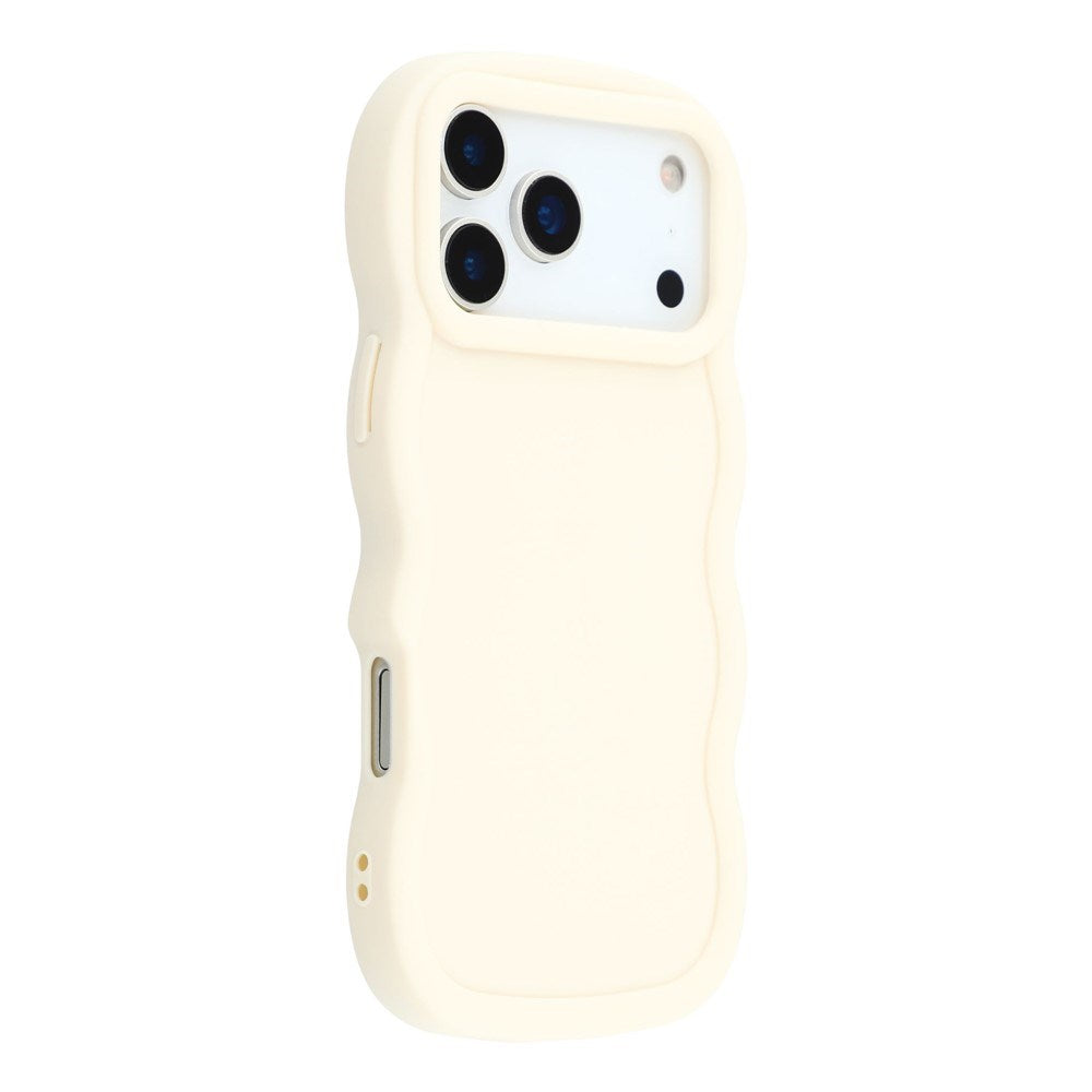 EIDERWOOD iPhone 17 Pro Flexible Plastic Wavy Case - White
