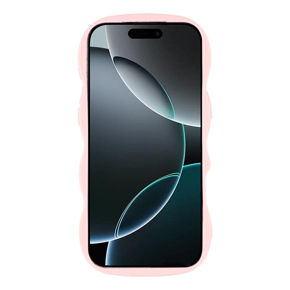 EIDERWOOD iPhone 17 Pro Flexible Plastic Wavy Case - Pink