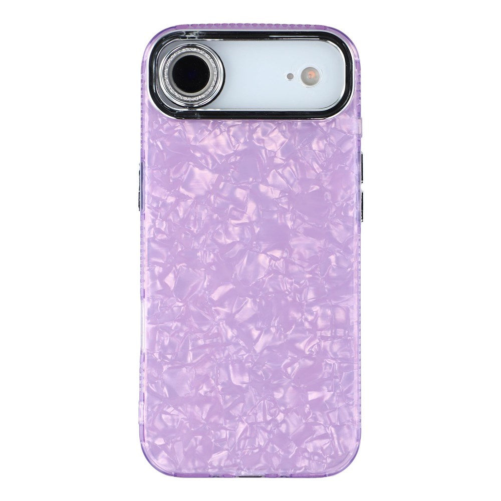 EIDERWOOD iPhone Air Hybrid Plastic Case with Built-in Camera Lens Protection - Pearlescent Pattern / Purple