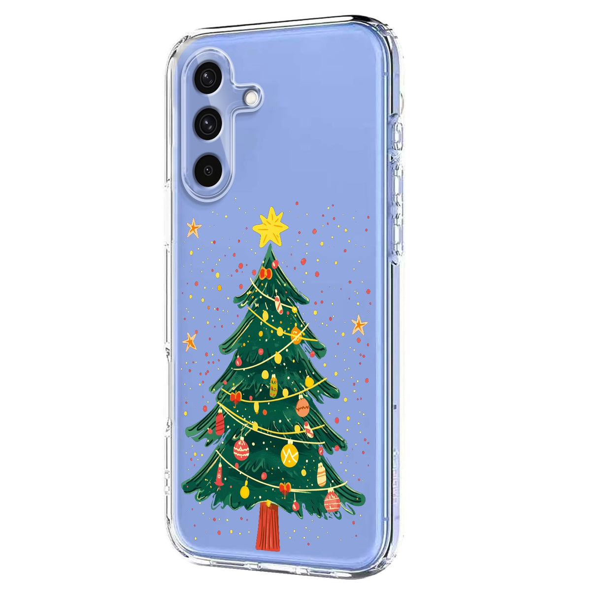 EIDERWOOD Samsung Galaxy A56 (5G) Flexible Plastic Christmas Case with Motif - Transparent / Christmas Tree