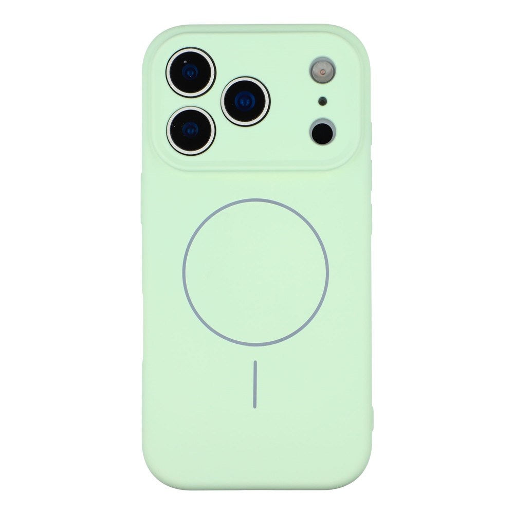 EIDERWOOD iPhone 17 Pro Max Flexible Plastic Case with Lined Inside - MagSafe Compatible - Mint Green