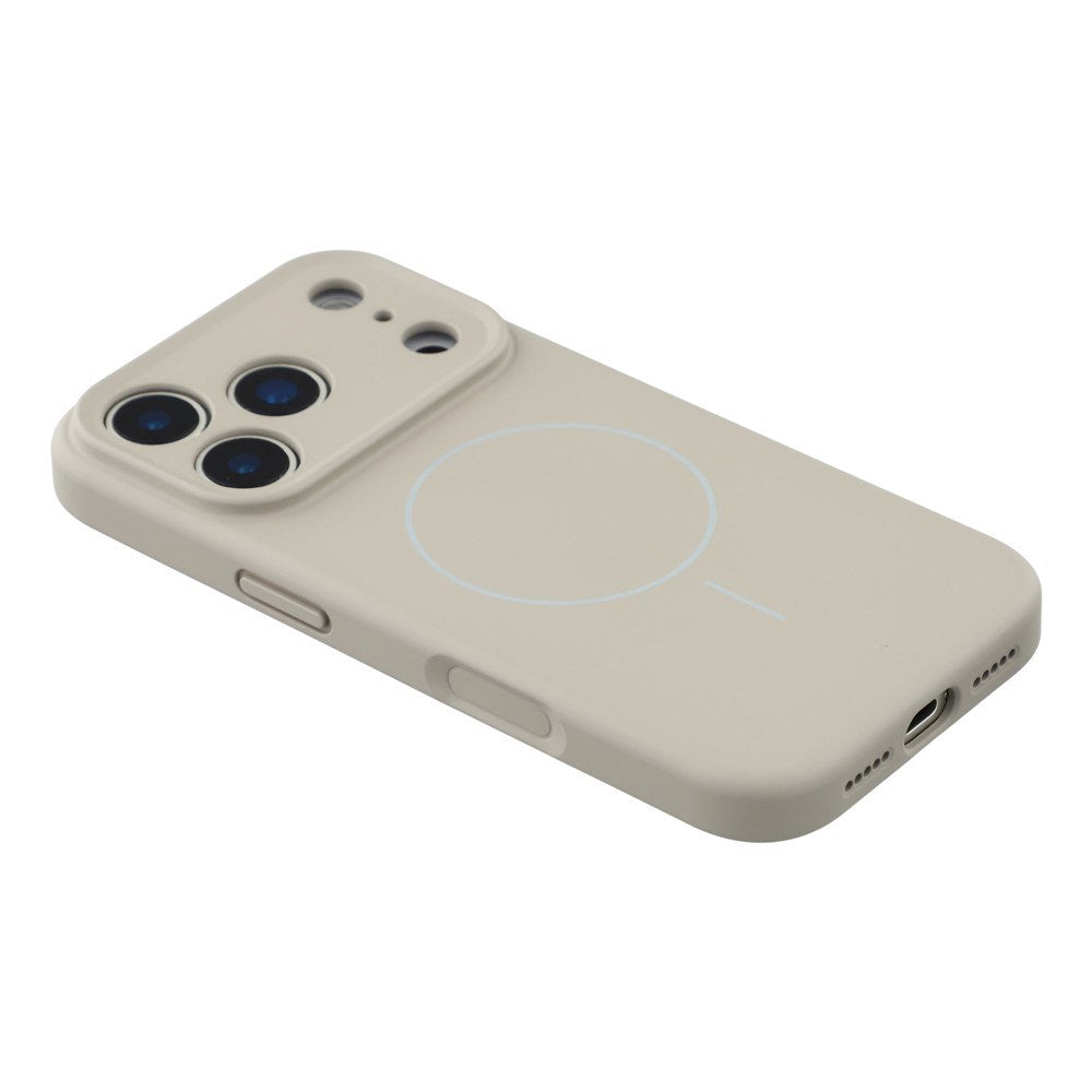 EIDERWOOD iPhone 17 Pro Max Flexible Plastic Case with Lined Inside - MagSafe Compatible - Grey