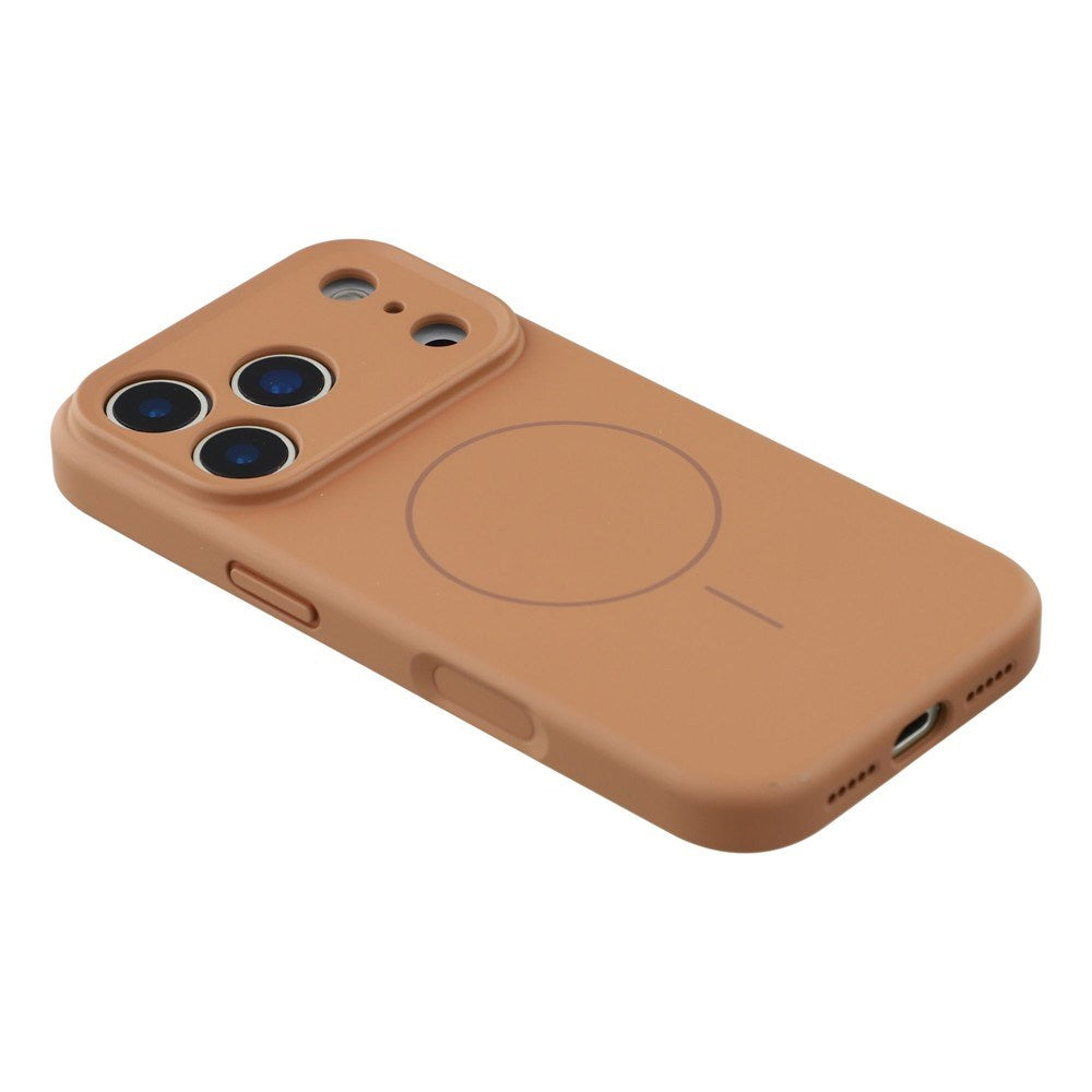 EIDERWOOD iPhone 17 Pro Flexible Plastic Case with Lined Inside - MagSafe Compatible - Brown