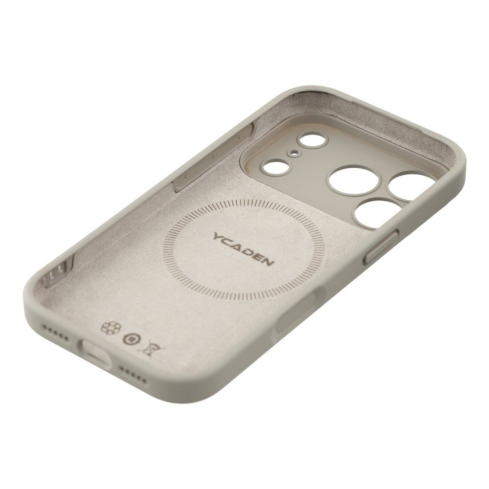 EIDERWOOD iPhone 17 Pro Flexible Plastic Case with Lined Inside - MagSafe Compatible - Grey