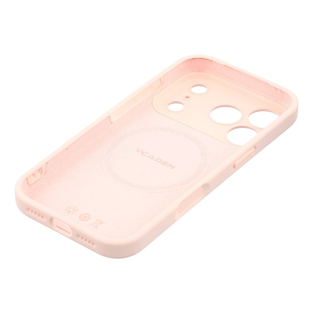 EIDERWOOD iPhone 17 Pro Flexible Plastic Case with Lined Inside - MagSafe Compatible - Pink