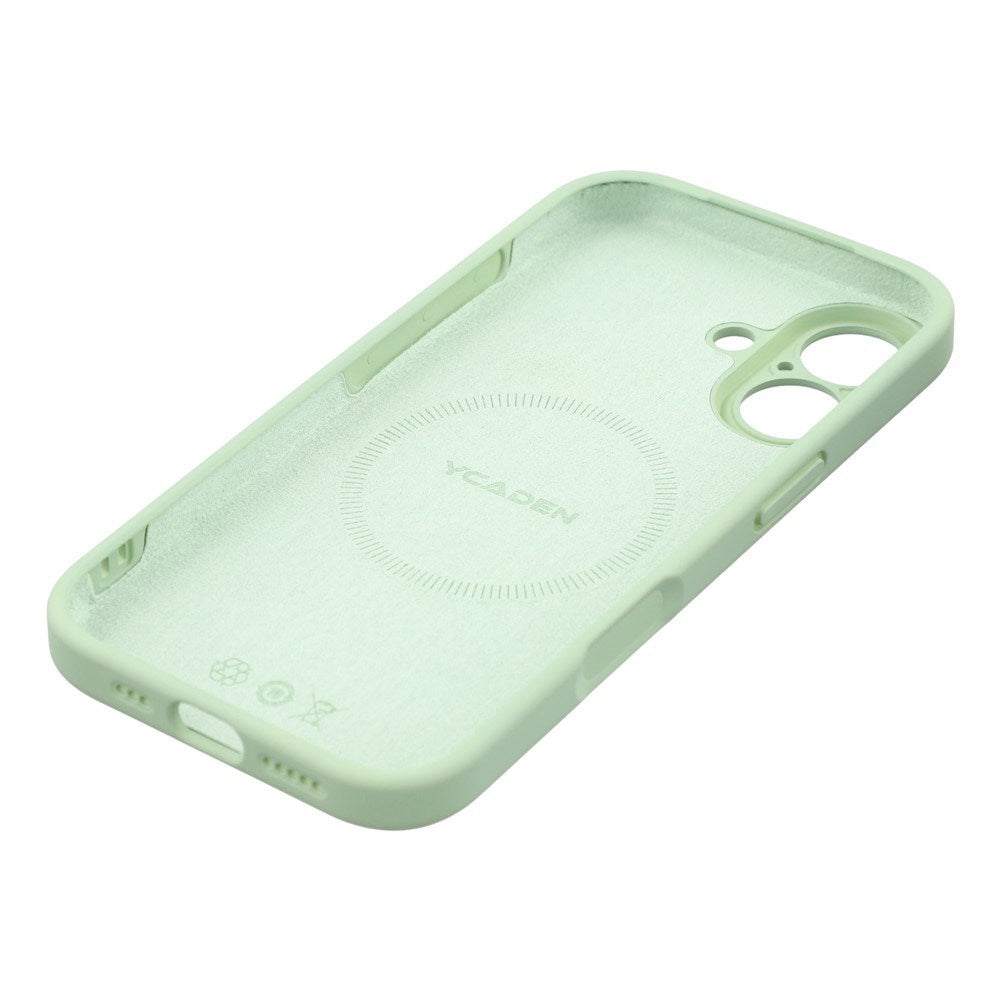 EIDERWOOD iPhone 17 Flexible Plastic Case with Lined Inside - MagSafe Compatible - Mint Green