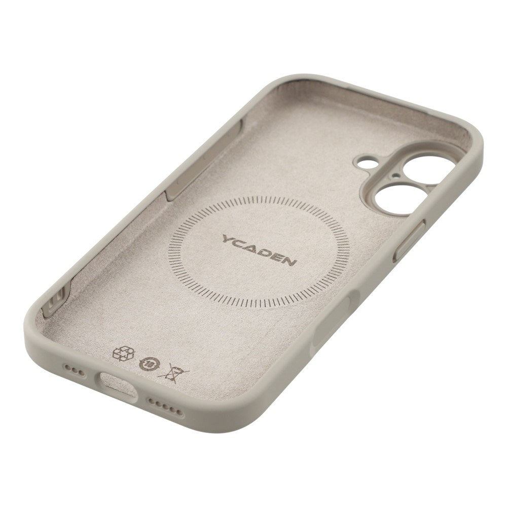 EIDERWOOD iPhone 17 Flexible Plastic Case with Lined Inside - MagSafe Compatible - Grey